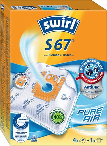 Produktbild von Swirl, Staubsaugerbeutel S 67 4 Stück