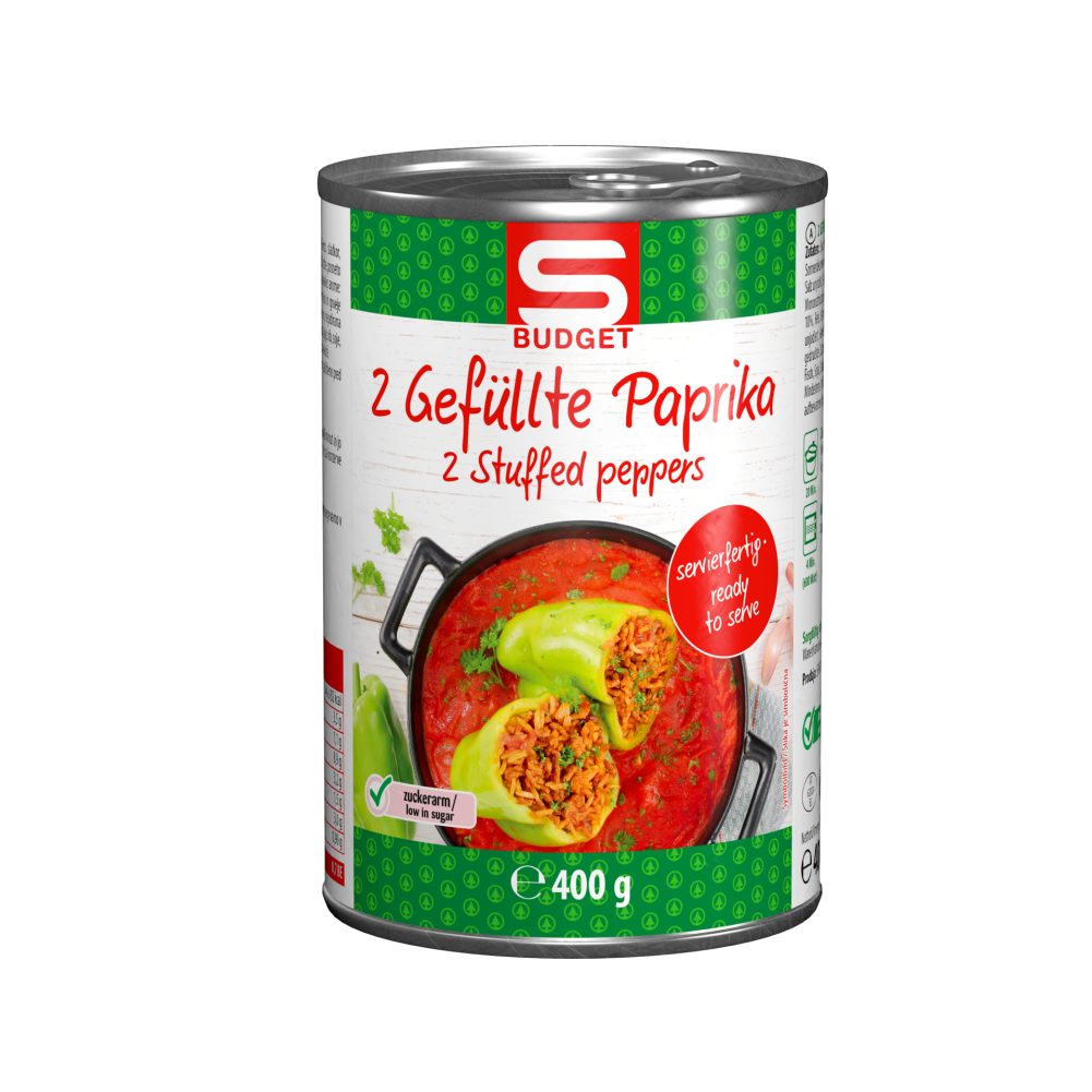 SBUDGET Gefüllte Paprika 2 Stück 400 G online kaufen INTERSPAR