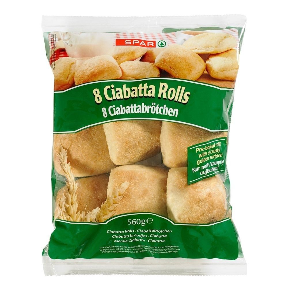 SPAR Ciabattabrötchen 8 Stück 560 G SPAR Ciabattabrötchen 8 Stück 560 G
