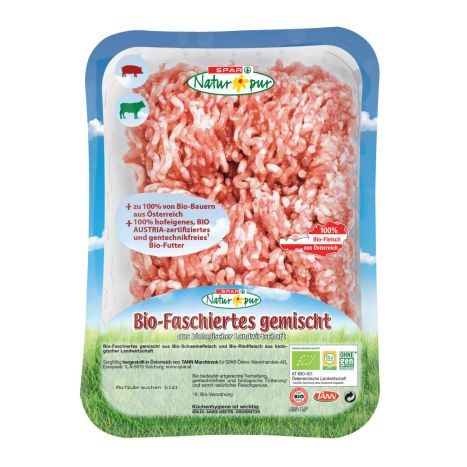  SPAR Natur*pur Bio-Faschiertes gemischt per Packung