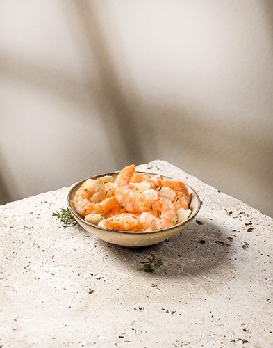 Produktbild von Feinkost Leitinger, Riesengarnelen Knobi