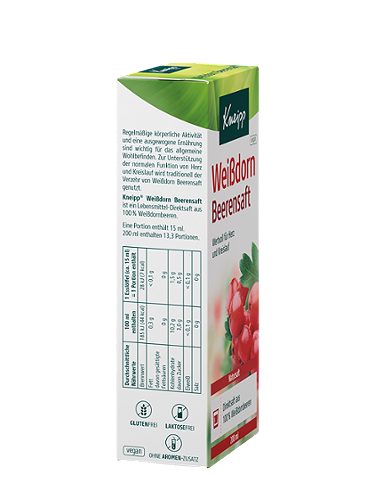 Produktbild von Kneipp, Weißdorn Beerensaft