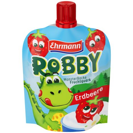Ehrmann Monsterbacke Fruchte Quark Erdbeere 90 G