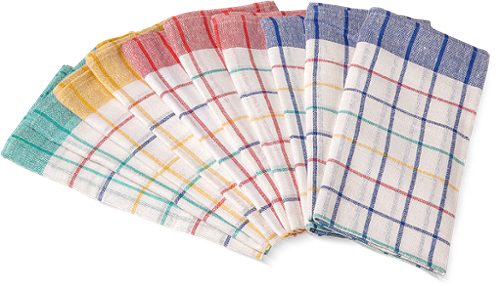 Produktbild von S-BUDGET, Geschirrtücher 10er Pack 50x70 cm