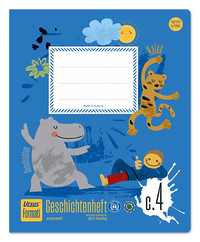 Produktbild von Formati, C.4 Creativheft Quart Zeichnen & liniert