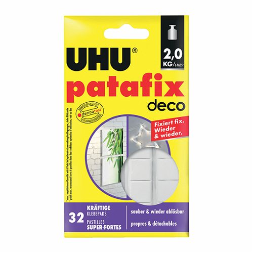 Produktbild von UHU, Patafix Deco 32 Klebepads, weiss