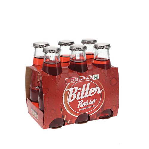 Produktbild von DESPAR, Bitter Rosso alkoholfrei 6x0,1l