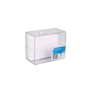 Karteibox A7 inkl. 100 Karteikarten liniert und Register A-Z