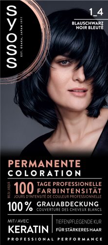 Produktbild von Syoss, Coloration 1-4 Blauschwarz
