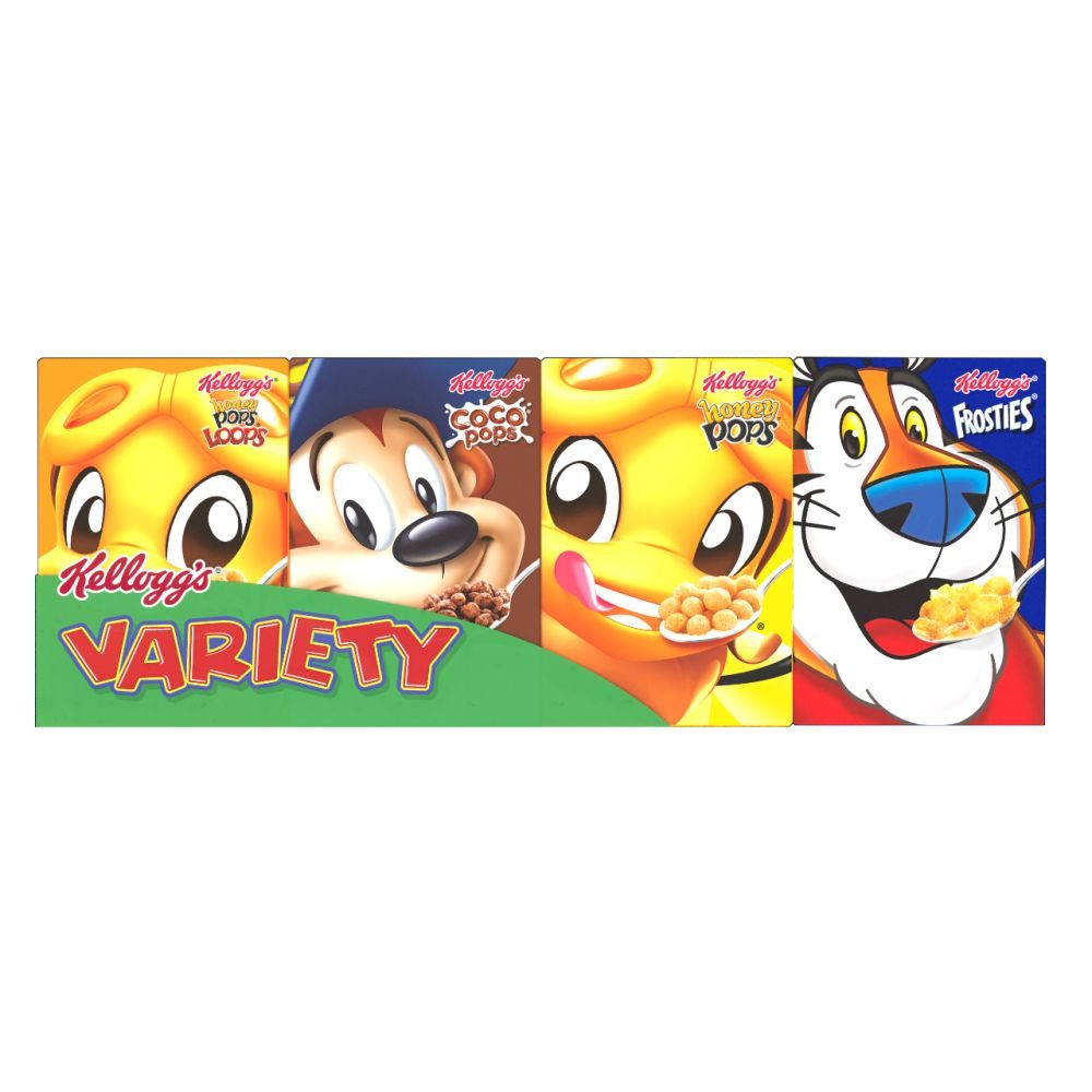 Kellogg's Variety 8 Pack 3 x 20g 3 x25g 2 x 30g 205 G