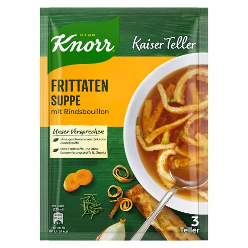 Produktbild von Knorr Kaiser Teller, Frittatensuppe mit Rindsbouillon