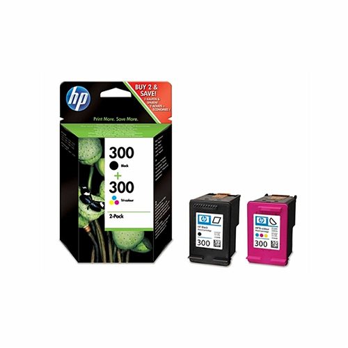 Produktbild von HP, Druckerpatrone Multi 300-BK + 300-CL