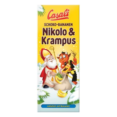 Casali Schoko-Bananen Nikolo & Krampus