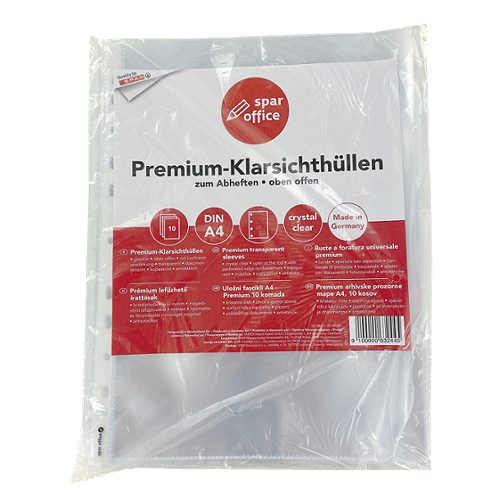 Produktbild von SPAR office, Klarsichthüllen A4 10 Stück