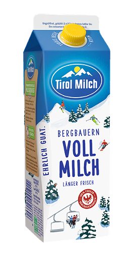 Produktbild von Tirol Milch, Bergbauern Vollmilch länger frisch 1,000