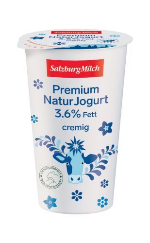 Produktbild von SalzburgMilch Premium, Naturjoghurt 3,6% Fett cremig