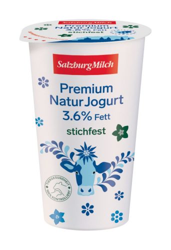 Produktbild von SalzburgMilch Premium, Naturjogurt 3,6 % Fett stichfest