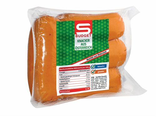 Mini Knacker S-BUDGET Knacker | SPAR Produktwelt