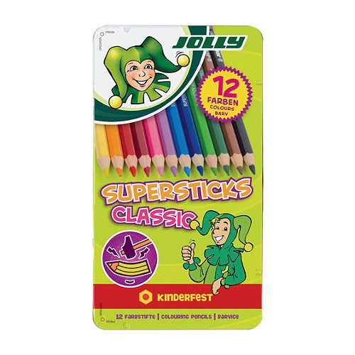 Produktbild von Jolly, Farbstifte Supersticks Classic 12 Stifte