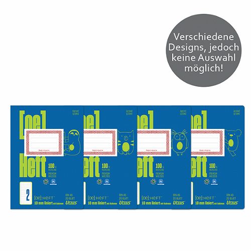 Produktbild von Ursus OE, Heft OE.2 A5, liniert, mit Rahmen 20 Blatt