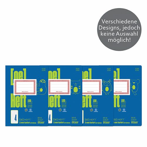 Produktbild von Ursus OE, Heft OE.4 A5, kariert, mit Rahmen, 20 Blatt