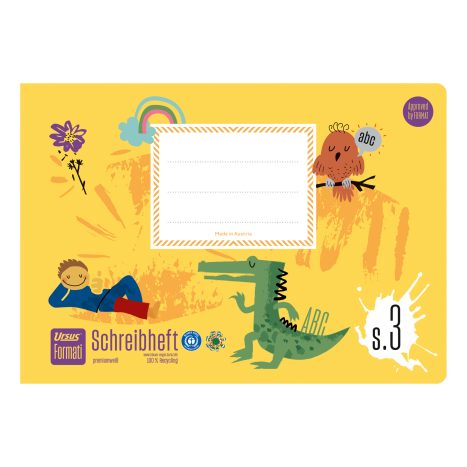 Formati S3 Schreibheft A5 Querformat liniert, 20 Blatt