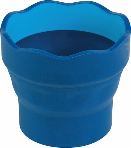 Produktbild von Faber Castell, Wasserbecher Click & Go, blau