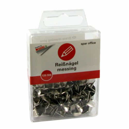 Produktbild von SPAR office, Reißnägel messing 120 Stück