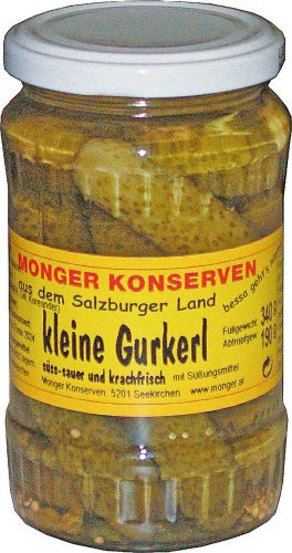 Produktbild von Monger Konserven, kleine Gurken