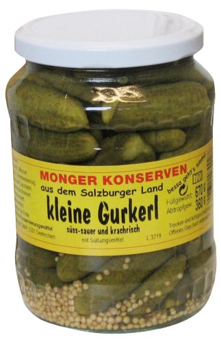 Produktbild von Monger Konserven, kleine Gurken
