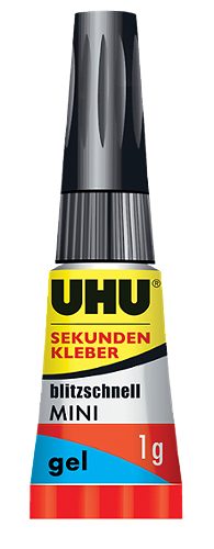 Produktbild von UHU, Sekundenkleber Minis GEL 3x1g