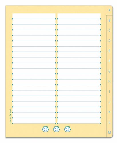 Produktbild von Formati, W.7 Register-Wörterheft Quart 40 Blatt