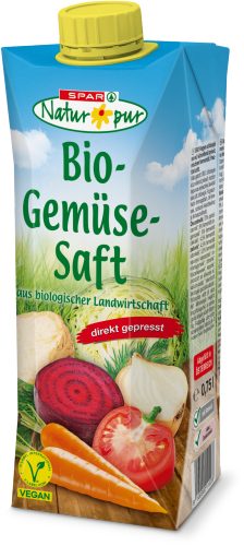 Produktbild von SPAR Natur*pur, Bio-Gemüse-Saft direkt gepresst
