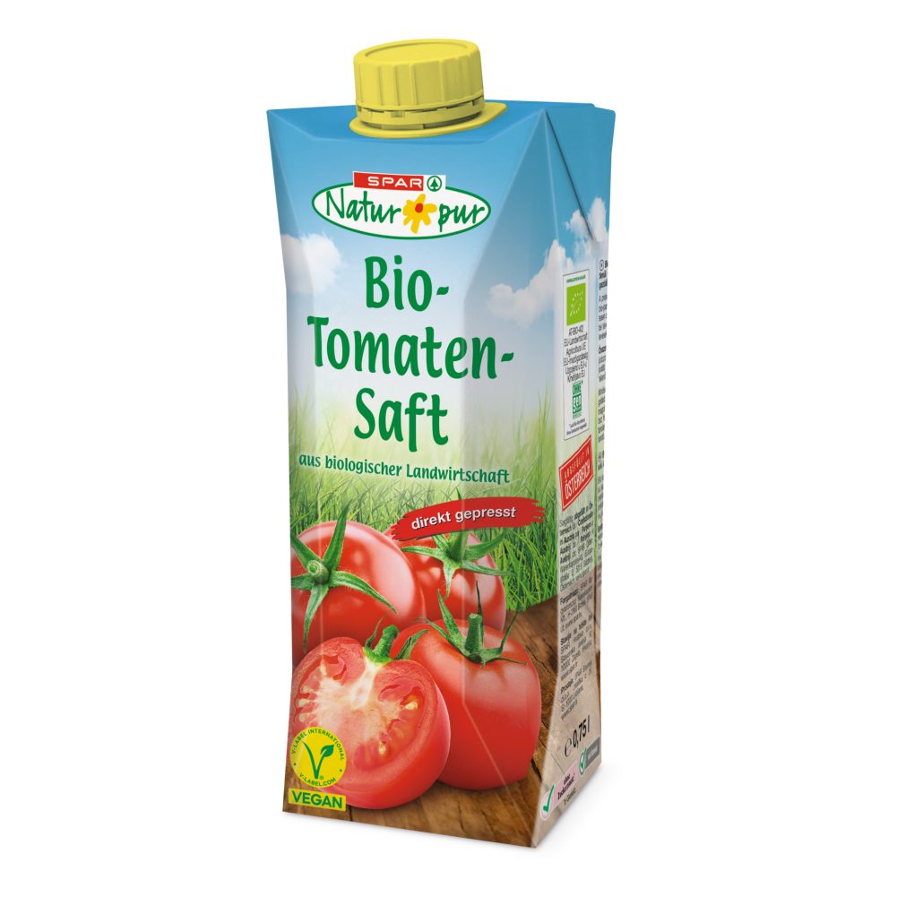 Bytte sikkerhedsstillelse adelig SPAR Natur*pur Bio-Tomatensaft direkt gepresst 0,75 L EINWEG online kaufen  | INTERSPAR