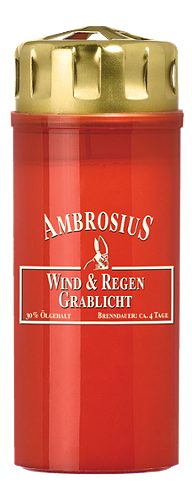 Produktbild von Ambrosius, Öllicht Wind unf Regen rot 4 Tage