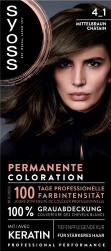 Produktbild von Syoss, Coloration 4-1 Mittelbraun