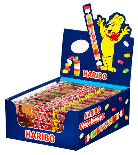 Produktbild von Haribo, Mega Roulette Frucht