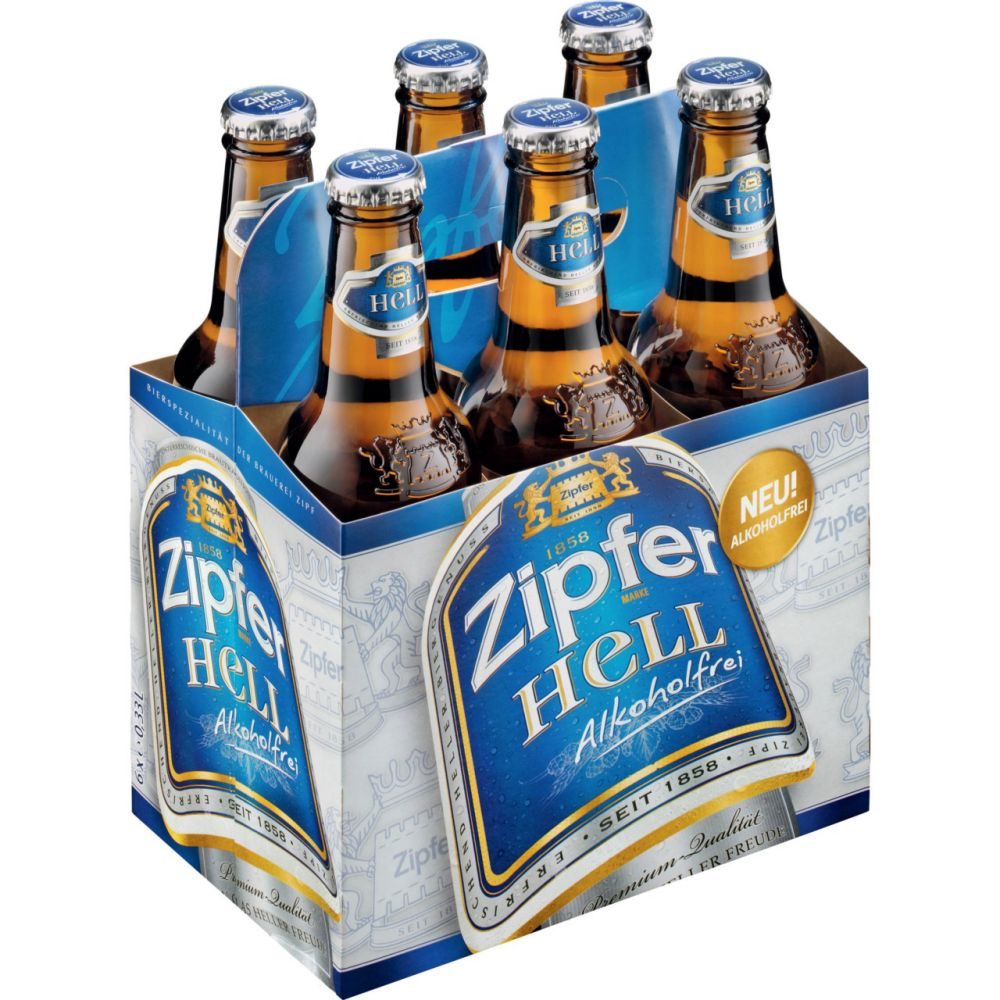 Zipfer Hell alkoholfrei 6 x 0,5l 3.000 ML MEHRWEG online kaufen INTERSPAR