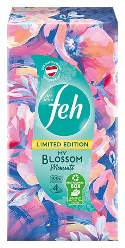 Produktbild von Feh, Taschentücher Box Classic/Lavendel-Orange-Duft 80 Tücher