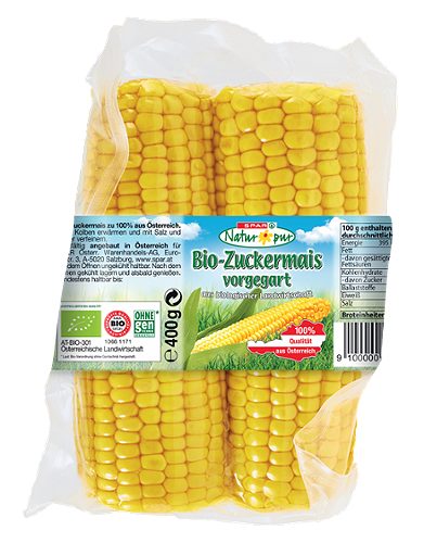 Produktbild von SPAR Natur*pur, Bio-Zuckermais vorgegart