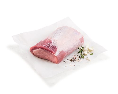 Schweinskarree ausgelöst