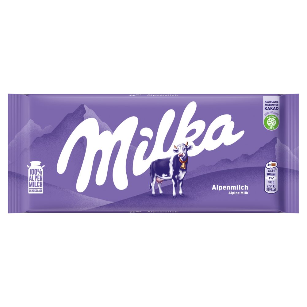 MILKA ALPESI TEJCSOKOLÁDÉ 100G