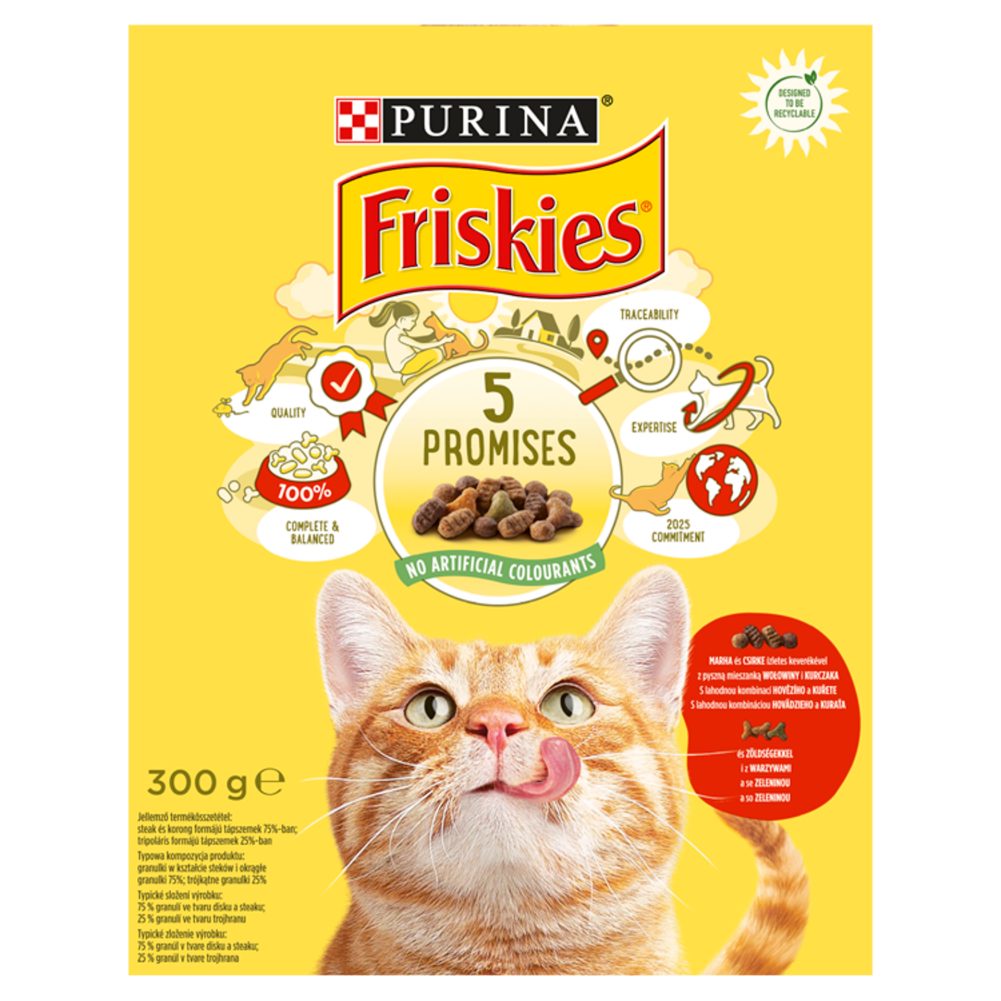 FRISKIES MARHÁVAL CSÍRKÉVEL