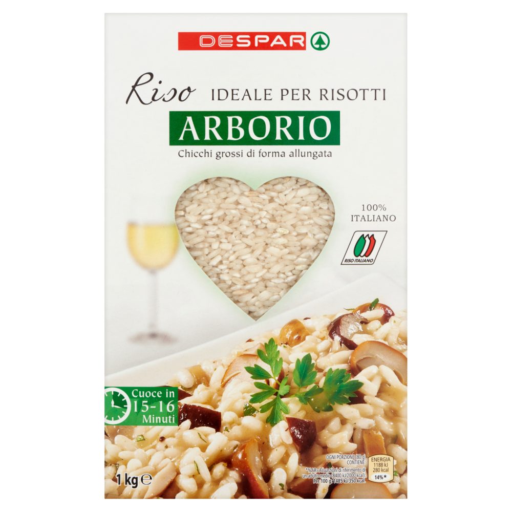 DESPAR ARBORIO RIZS 1KG