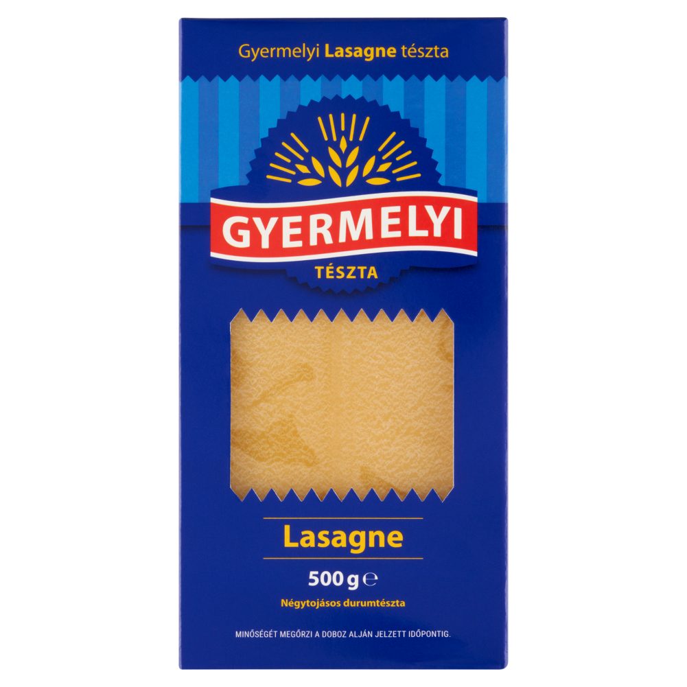 GYERMELYI LASAGNE 500G DURUM+4