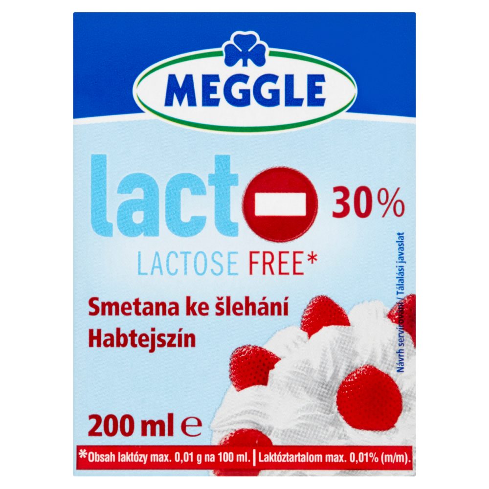 Meggle Uht Laktózmentes Habtejszín 30 200 Ml Spar Online Shop 0026