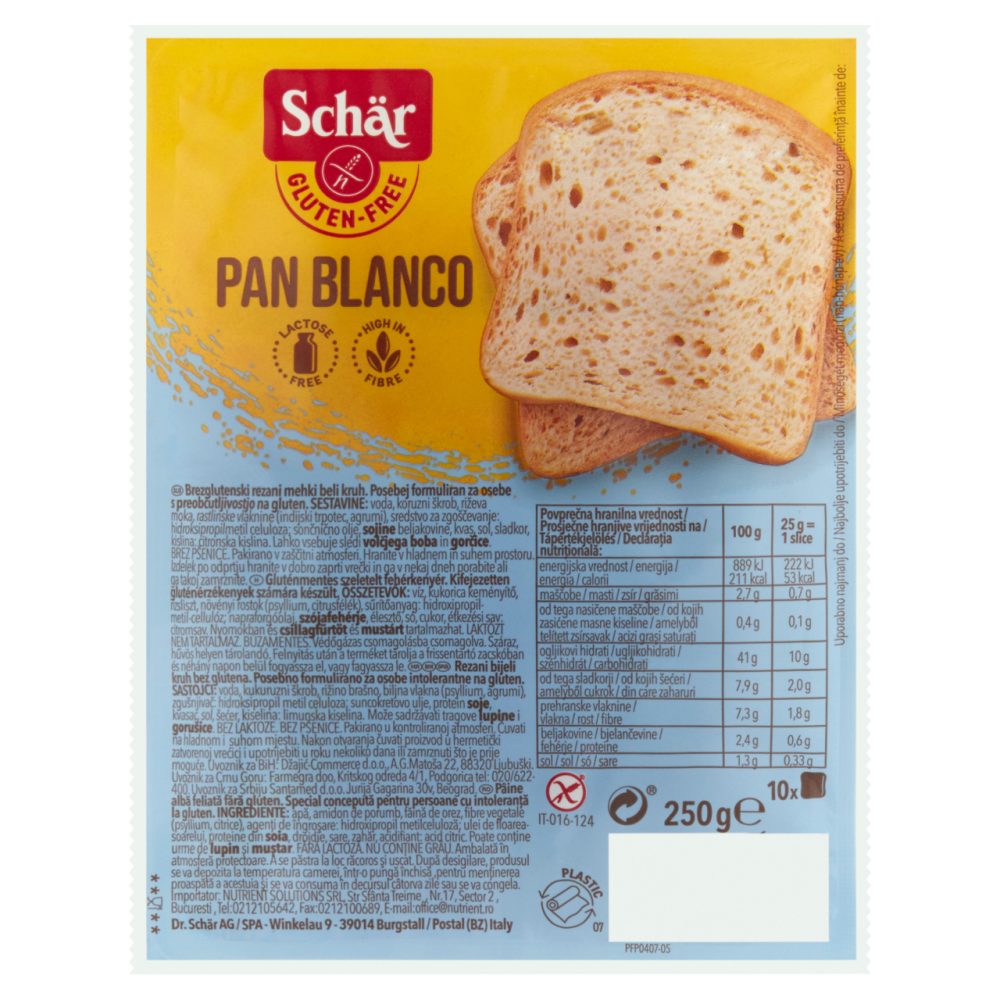 SCHAR PAN BLANCO 250 G