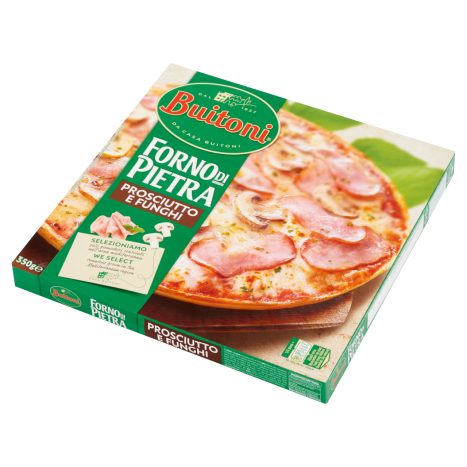 Buitoni Forno di Pietra gyorsfagyasztott sonkás-gombás pizza 350 g