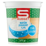 S-BUDGET NATÚR JOGHURT1,5%175G