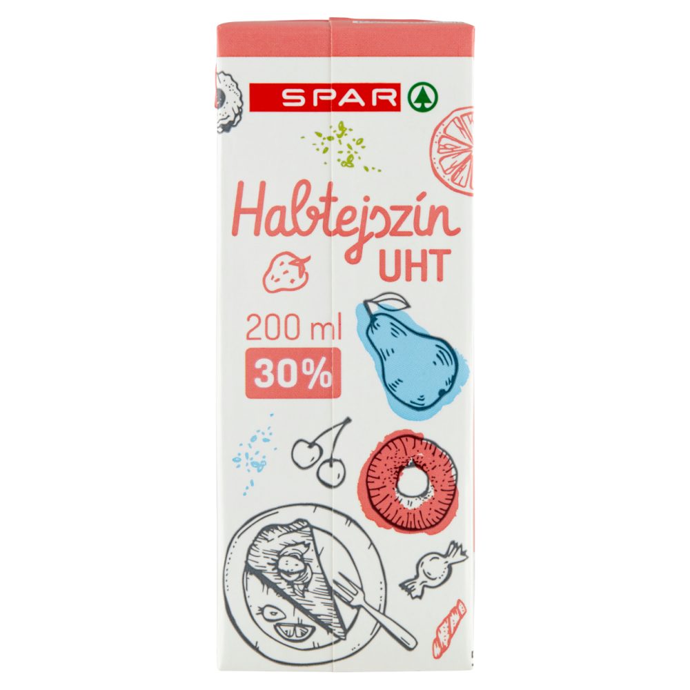 SPAR UHT HABTEJSZÍN 30% 200ML